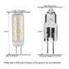 CBconcept UL-Listed, JCD 120 Volt GY6.35 LED Light Bulb, 5-Pack, 3 Watt, 330 Lumen, Warm White 3000K, 360 Beam Angle, 35W Equivalent, G6.35/GY6.35 Halogen/Xenon/Incandescent Replacement Bulb view 3