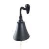 Rustic Black Cast Iron Hanging Ship's Bell 6 Inch - Captains Bell - Rustic Wall Art view 1