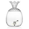 Godinger Glass Pineapple Large Drink Beverage Dispenser with Easy Push Spigot (1 Gallon)-Perfect Holiday Gift! view 1