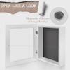 Golden State Art, 8x10.5 Shadow Box Frame Display Case, 2-inch Depth, Great for Collages, Collections, Mementos, 6 Pins Included (White, 1 Pack) view 2