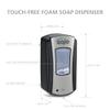 GOJO LTX-12 Touch-Free Foam Hand Soap Dispenser, Chrome/Black, for 1200 mL GOJO LTX-12 Foam Hand Soap Refills (Pack of 1) - 1919-01 view 2