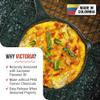 Victoria 8-Inch Cast Iron Skillet, Pre-Seasoned Cast-Iron Frying Pan with Long Handle, Made in Colombia view 2