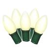 Brite Star Vintage Christmas String Lights Frosted C7 25 Feet - Old-Fashioned Bulbs Perfect for Christmas - Patriotic Decorations, Indoor and Outdoor Use. view 1