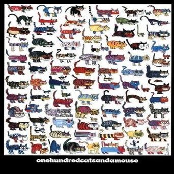 100 Cats and a Mouse - Poster by Vittorio Fiorucci (24.25 x 35.75)