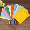 Get Orange DIY Paper Photo Frame Wall Deco with Mini Clothespins and Stickers - Fits 4"x 6" Pictures (multicolor) view 3