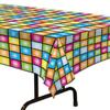 Beistle Disco Tablecover, 54 x 108  Plastic Table Cloth, Rectangular Tablecloth, Covers for Party, Party Decorations, Theme Groovy Multicolor view 4