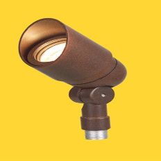 Corona Lighting CL-505-BZ 50W Low Voltage Mini Aluminum Bullet Directional Light w/360 Rotatable Shroud - Bronze