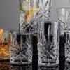 Godinger Highball Drinking Glasses, Tall Glass Cups, Water Glasses, Cocktail Glasses, Dublin Collection - Set of 4 view 3