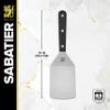 Sabatier Triple Rivet Stainless Steel Wide Turner, 9.65-Inch, Black,5154549 view 2
