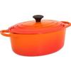 Le Creuset Enameled Cast Iron Signature Oval Dutch Oven, 6.75 qt., Flame view 2