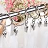 Curtain Clips Hooks Stainless Steel - Coideal 100 Pack Silver Heavy-Duty Wire Holder for Hanging Camper Awning String Party Lights, Christmas Decoration, Indoor Outdoor Decor view 2
