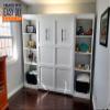 Queen Size DIY Murphy Bed Hardware Kit  Vertical Wall Bed for Space-Saving - Budget-Friendly DIY Setup -Made in USA -Hide Away Design with Murphy Bed Queen Hardware - Bed Lift Mechanism - Pull Down view 2