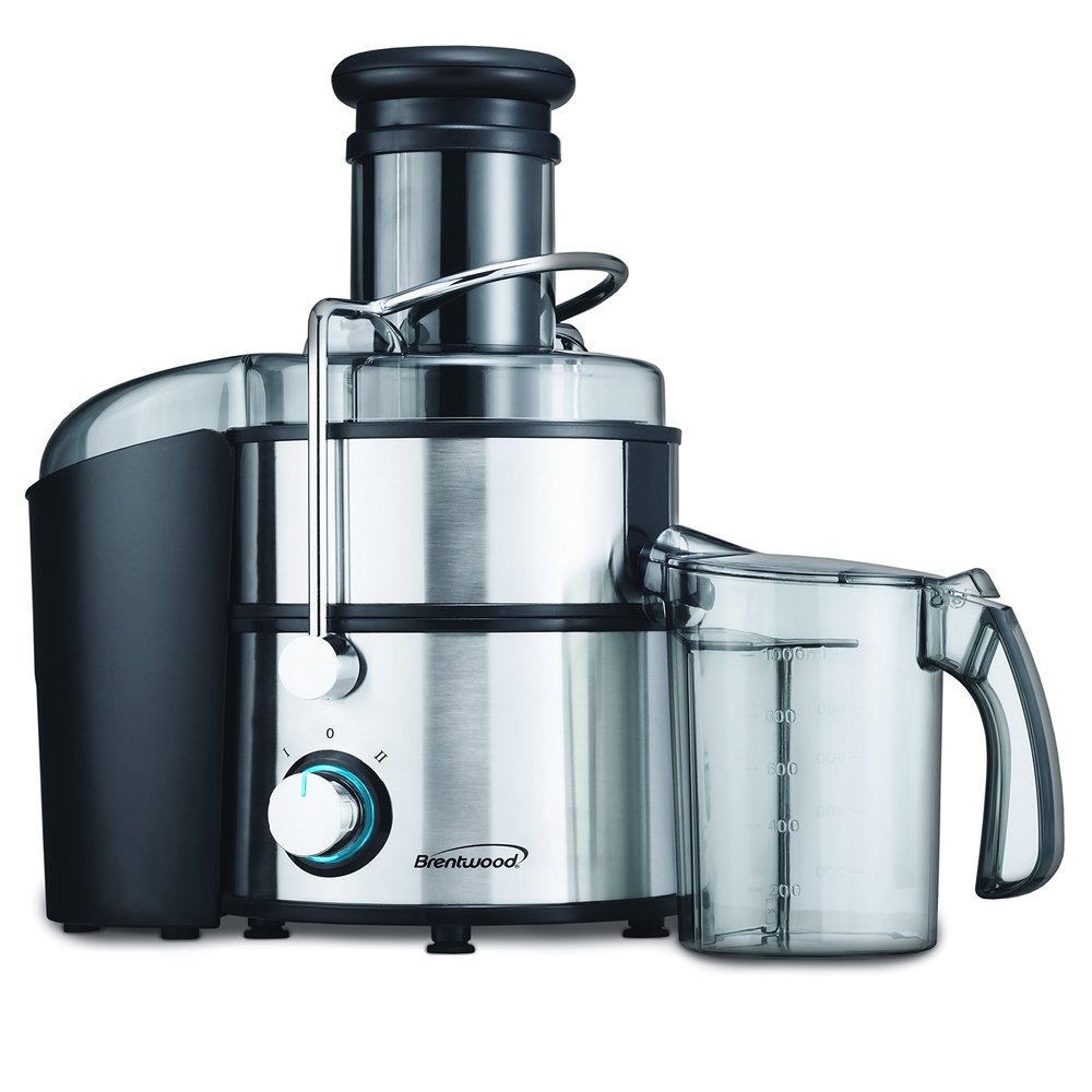 Brentwood JC-500 2-Speed 700w Juice Extractor with Graduated Jar, Stainless Steel