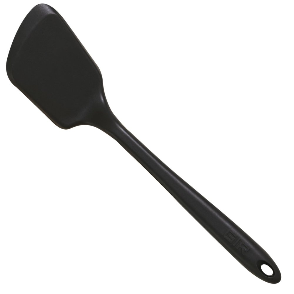 GIR: Get It Right Silicone Kitchen Spatula Turner - Non toxic cooking utensils for Nonstick Cookware, Cooking and Baking, Mini - 11IN - Black