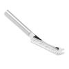 RADA Cutlery Cheese Knife (R139), 5.25" Stainless Steel Serrated Blade with Ridged Cutouts and Forked End, Made in USA, Silver Handle view 1