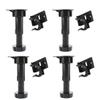 uxcell Adjustable Height Cabinet Cupboard Leg Foot for Kitchen Bathroom 4pcs view 1