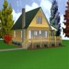 Easy Cabin Designs 24x32 Cabin w/Loft Plans Package, Blueprints & Material List view 1