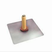 Kraft Tool PL510 Heavy Duty Aluminum Hawk with Wood Handle, 10 x 10-Inch