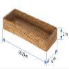 La Jolla Elongated Rattan Vanity Tray (Honey-Brown) view 3