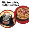 Hamilton Beach Flip Belgian Waffle Maker with Non-Stick Removable Plates, Browning Control, Drip Tray, Stainless Steel (26030) view 3