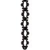 RCH Hardware Decorative Oil Bronzed Black Solid Brass Chain for Hanging, Lighting - Motif Welded Links (1 Foot) view 1