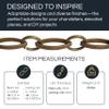 RCH Hardware Decorative Antique Solid Brass Chain for Hanging, Lighting - Oval Unwelded Links view 2