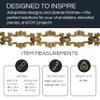 RCH Hardware Decorative Polished Nickel Solid Brass Chain for Hanging, Lighting - Motif Welded Links (1 Foot) view 2
