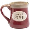 Born to Fish Coffee Mug with Fisherman's Serenity Prayer Great Fishing Gift view 1
