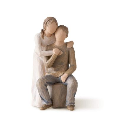 Willow Tree You and Me, Sculpted Hand-Painted Figure (Lighter Skin Tones & Hair Color)