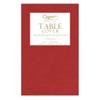 Caspari Moire Printed Paper Table Cover, 54 by 84-Inch, Red view 2