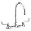 American Standard 6409170.002 Monterrey Top Mount Gooseneck Kitchen Faucet, 8-Inch view 2