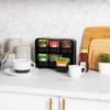 Mind Reader Tea Bag Organizer, Tea Station Organizer, Countertop Storage, Kitchen, Plastic, 10.25"L x 3.25"W x 7.75"H, Black view 2