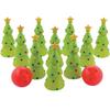 Fun Express Holiday Christmas Bowling Set (Comes with 10 pins and 2 Balls) Christmas Party Games view 1