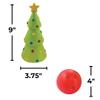 Fun Express Holiday Christmas Bowling Set (Comes with 10 pins and 2 Balls) Christmas Party Games view 4