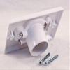 Pokin (2) Central Vacuum White Inlet Valves for Beam Central Vac - White Round Door view 3
