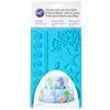 Wilton Silicone Sea Life Fondant and Gum Paste Mold - Cake Decorating Supplies, Teal view 2