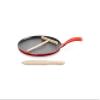Le Creuset Enameled Cast Iron Traditional Round Crepe Pan, 10.25", Cerise view 2
