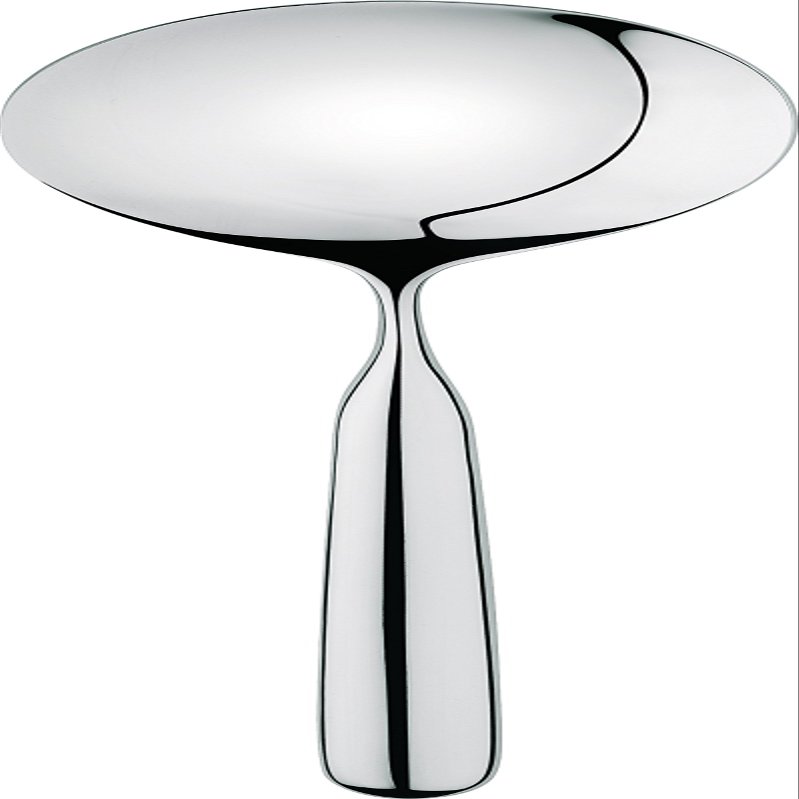Alessi "Collo-alto" Risotto Serving Spoon in 18/10 Stainless Steel Mirror Polished, Silver