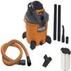 RIDGID Wet Dry Vacuums VAC1200 Heavy Duty Wet Dry Vacuum Cleaner and Blower Vac, 12-Gallon, 5.0 Peak Horsepower Detachable Leaf Blower Vacuum Cleaner with Pro-Grade Hose view 1