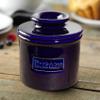 Butter Bell - The Original Butter Bell crock by L Tremain, a Countertop French Ceramic Butter Dish Keeper for Spreadable Butter, Caf Retro Collection, Cobalt Blue, Glossy Finish view 2