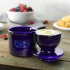 Butter Bell - The Original Butter Bell crock by L Tremain, a Countertop French Ceramic Butter Dish Keeper for Spreadable Butter, Caf Retro Collection, Cobalt Blue, Glossy Finish view 3