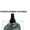 HEAVY DUTY INDUSTRIAL RATED HIGH FLOW PARTICULATE FILTER, IN-LINE WATER TRAP FOR COMPRESSED AIR LINE SYSTEMS, 5 MICRON WITH METAL BOWL AND AUTO DRAIN (3/4" NPT, 5oz) view 4