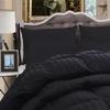 Luxurious All-Season Goose Down Comforter King Size Duvet Insert, Black Stripe Design, 1200 Thread Count 100% Egyptian Cotton Down Proof Fabric, 70 oz Fill Weight view 3