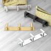 Gatco 1287 Elevate 3 Hook Triple Robe Hook, Wall Mounted Hook for Bathroom Towels & Robes, 11 Inch W, Chrome view 3