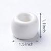 AirMoon Mini Ceramic Toothbrush Holder for Bathroom - White Small Countertop Organizer, Easy Clean Toothbrush Stand, Suit for Electric Toothbrush Head, Pens & Coffee Spoon, Pack of 2 view 4
