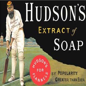 Hudsons Metal Sign: Soap, Laundry, and Bathroom Decor Wall Accent