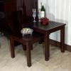 D-Art Collection Nesting Table (Set of 2 pcs) - in Mahogany Wood view 1
