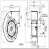 Dayton Model 1TDP5 Blower 131 CFM 2860 RPM 115V 60/50hz (2C610, 4C442) view 2