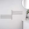 KES Swing Out Towel Bar, 6-Bar Folding Arm Swivel Hanger Bathroom Storage Organizer Wall Mount Rustproof 13 Inch SUS 304 Stainless Steel Brushed Finish, A2102S6-2 view 4
