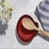 Le Creuset Revolution Solid Spoon, 12.5" x 2.5", Wood view 2